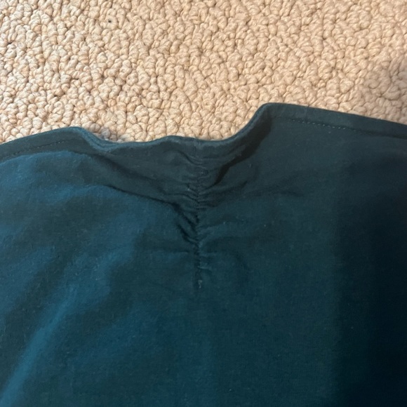 PacSun tube top crop top emerald green size medium - Picture 4 of 7